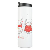 kerstthermische getumbler thermosbeker (Geroteerd rechts)