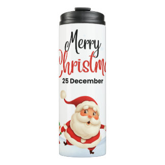 kerstthermische getumbler thermosbeker
