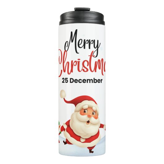 kerstthermische getumbler thermosbeker (Voorkant)