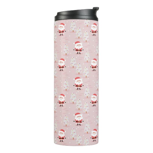 kerstthermische getumbler thermosbeker (Gedraaid links)