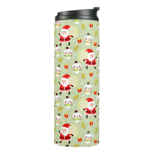 kerstthermische getumbler thermosbeker (Gedraaid links)