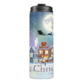 kerstthermische getumbler thermosbeker (Voorkant)