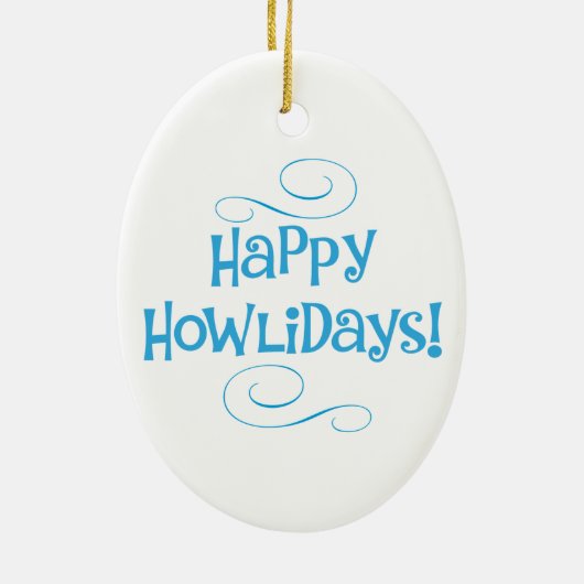 KerstTibetaanse Terrier Keramisch Ornament (Achterkant)