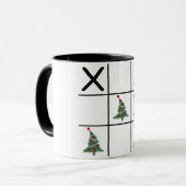 kersttic Tac Toe Mok (Voorkant links)