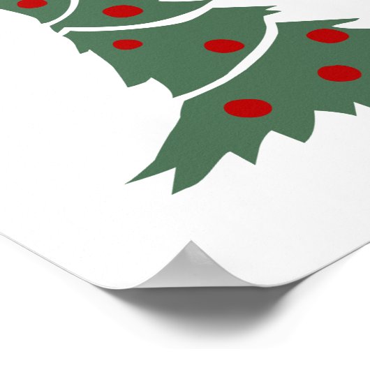 kersttic Tac Toe Poster (Hoek)