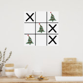 kersttic Tac Toe Poster (Keuken)
