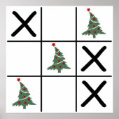 kersttic Tac Toe Poster (Voorkant)