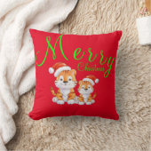  Kersttiger  Kussen (Deken)