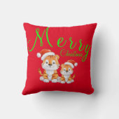  Kersttiger  Kussen (Achterkant)
