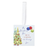 Kersttijd 3 Gezinsfoto's en naamsgeluiden Decoratie (Voorkant)