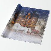 Kersttijd 4 cadeaupapier (Uitgerold)