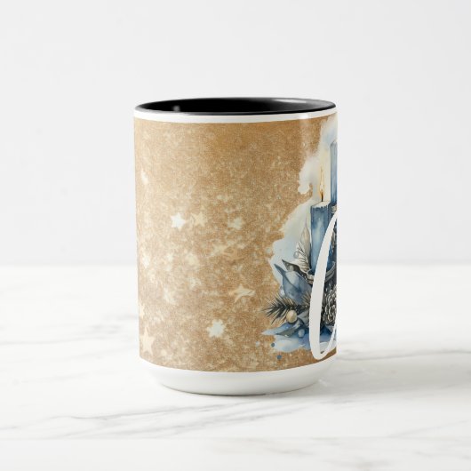 Kersttijd Alfabet  Mok (Midden)