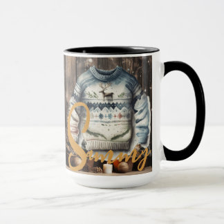 Kersttijd Alfabet Mok