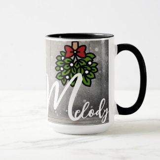 Kersttijd Alfabet Mok