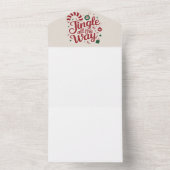 Kersttijd All In One Uitnodiging (Binnen)