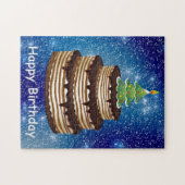 Kersttijd Birthday Puzzle Legpuzzel (Horizontaal)