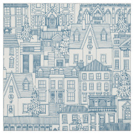 kersttijd blauwe parel stof