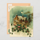 Kersttijd Briefkaart (Voorkant / Achterkant)