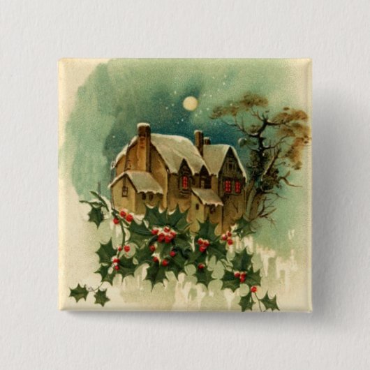 Kersttijd Button (Voorkant)