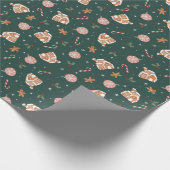 Kersttijd Cadeaupapier (Hoek)