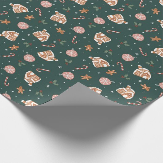 Kersttijd Cadeaupapier (Hoek)