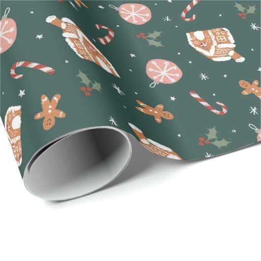 Kersttijd Cadeaupapier (Rol Hoek)