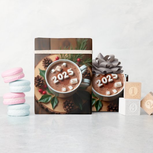 Kersttijd Cadeaupapier (Baby Shower)