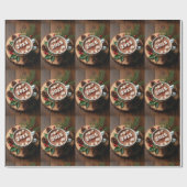Kersttijd Cadeaupapier (Vlak)