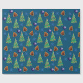 Kersttijd Cadeaupapier (Vlak)