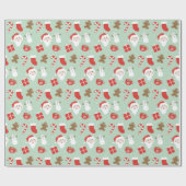 Kersttijd cadeaupapier (Vlak)