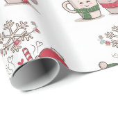 kersttijd cadeaupapier (Rol Hoek)