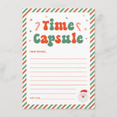 Kersttijd Capsule Spelkaart Kaart (Voorkant)