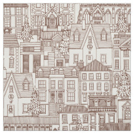 kersttijd donkerbruine parel stof