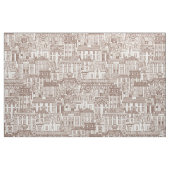 kersttijd donkerbruine parel stof (Fat Quarter)