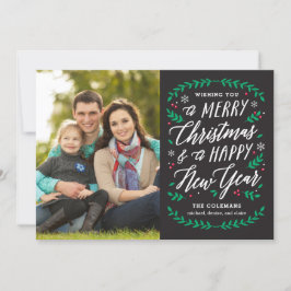 Kersttijd EDITABLE COLOR Holidcard Feestdagenkaart