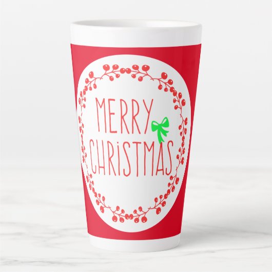 Kersttijd, een pretbeker op de laatste Mok (Voorkant)