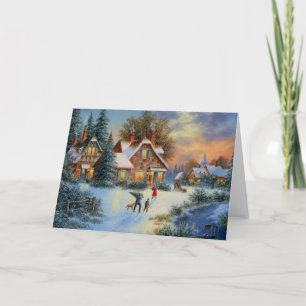Kersttijd Feestdagen Kaart