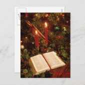 Kersttijd Feestdagenkaart (Voorkant / Achterkant)