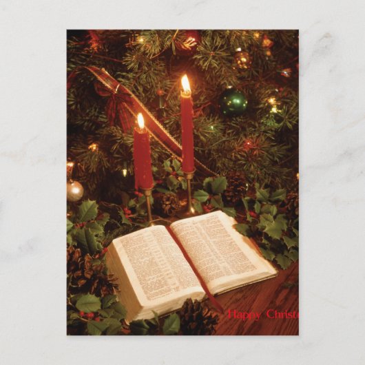 Kersttijd Feestdagenkaart (Voorkant)