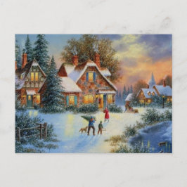 Kersttijd Feestdagenkaart