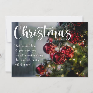 Kersttijd Feestdagenkaart