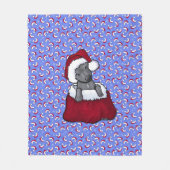 Kersttijd Fleece Blanket Deken (Voorkant)