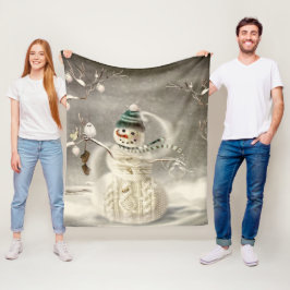 Kersttijd Fleece Deken