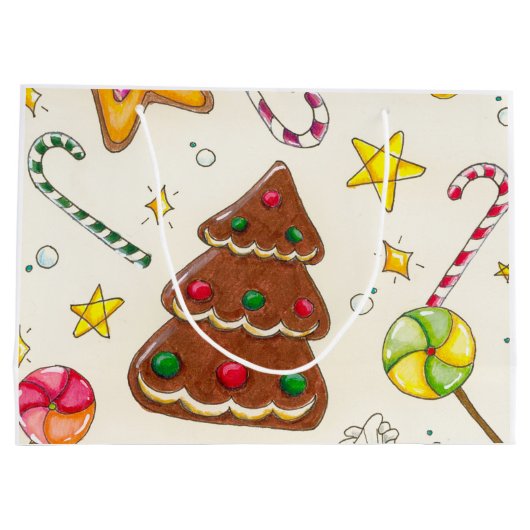 Kersttijd Groot Cadeauzakje (Achterkant)