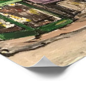 "Kersttijd in het centrum van Willoughby" Poster (Hoek)