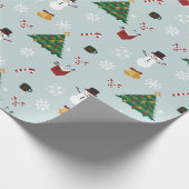 Kersttijd Inpakpapier (Hoek)