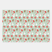 Kersttijd inpakpapier vel (Voorkant)