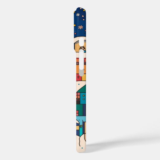 Kersttijd iPhone hoesje (Achterkant / Links)