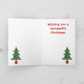 Kersttijd is muziek tijd, dierenband feestdagen kaart (Binnen)