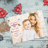 Kersttijd ivoor prettige feestdagen foto